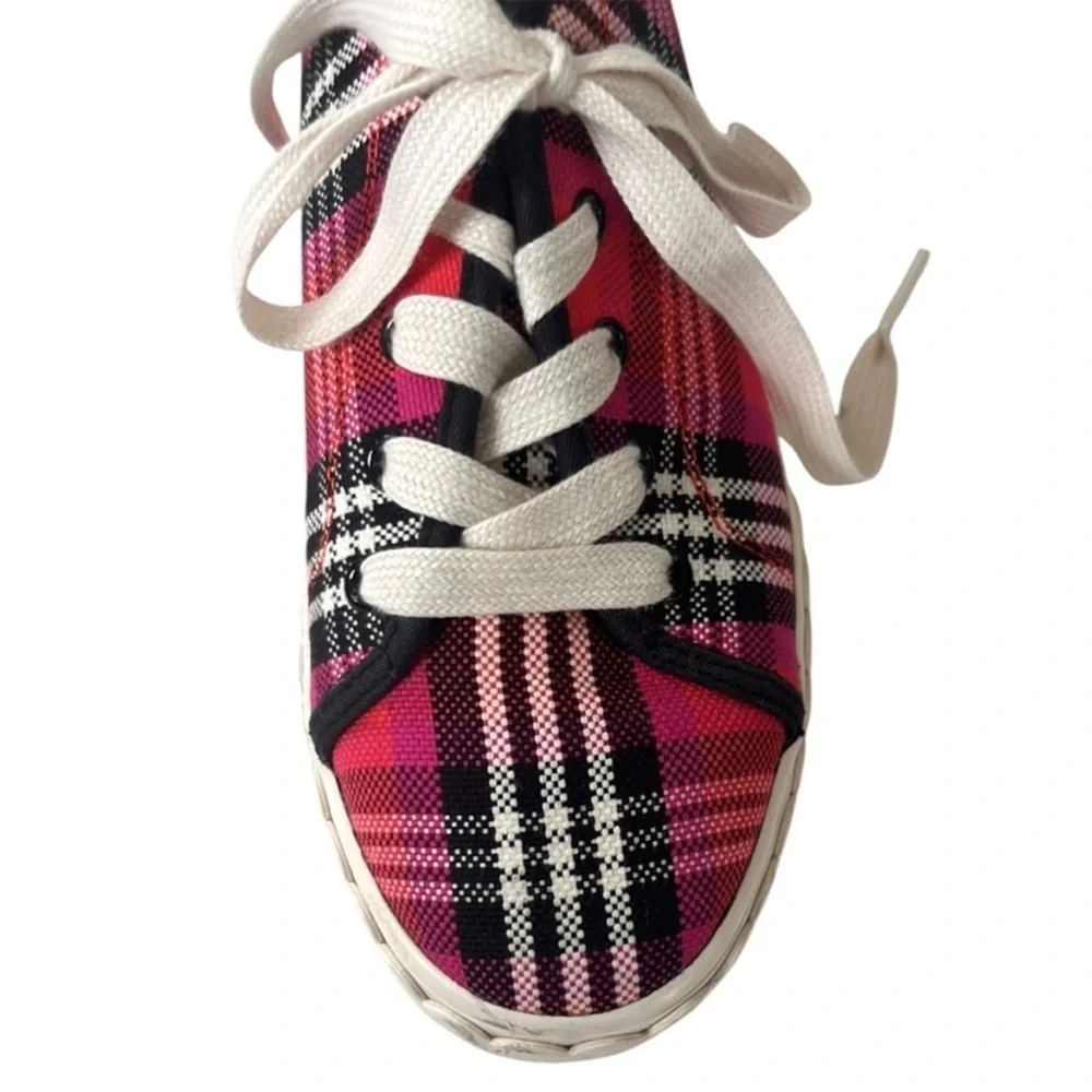 EUC Kate Spade Vale Plaid Sneakers Size 6
